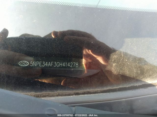 Photo 8 VIN: 5NPE34AF3GH414278 - HYUNDAI SONATA 