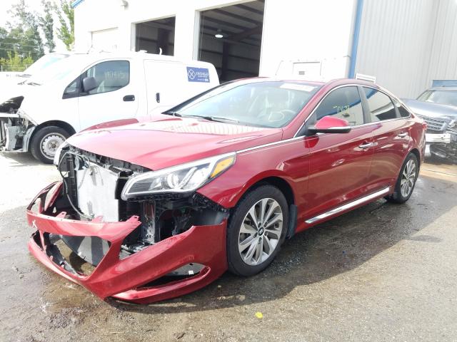 Photo 1 VIN: 5NPE34AF3GH415978 - HYUNDAI SONATA SPO 