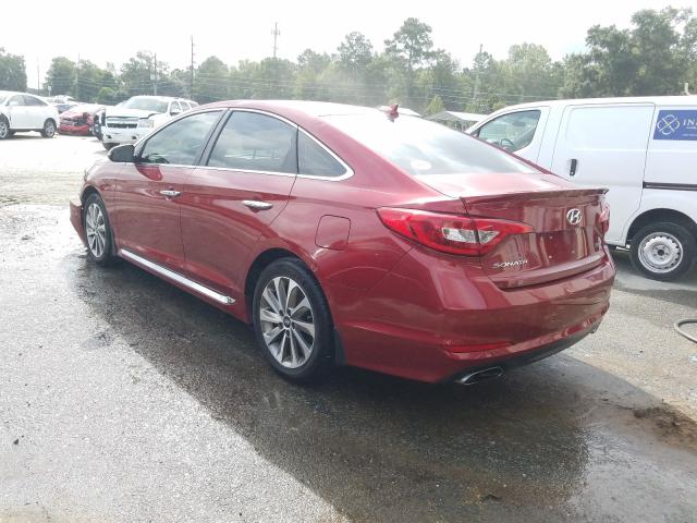 Photo 2 VIN: 5NPE34AF3GH415978 - HYUNDAI SONATA SPO 