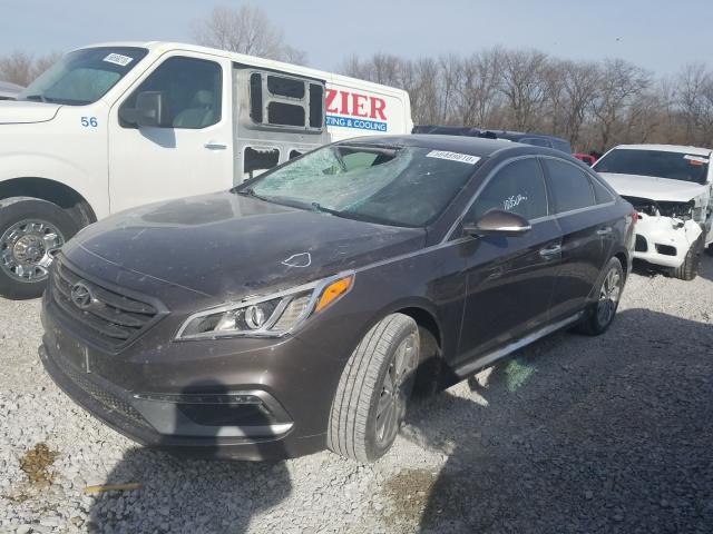 Photo 1 VIN: 5NPE34AF3GH420386 - HYUNDAI SONATA SPO 