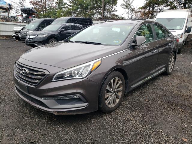 Photo 1 VIN: 5NPE34AF3GH421246 - HYUNDAI SONATA SPO 