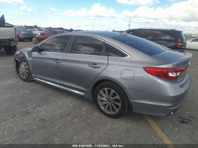 Photo 2 VIN: 5NPE34AF3GH425460 - HYUNDAI SONATA 