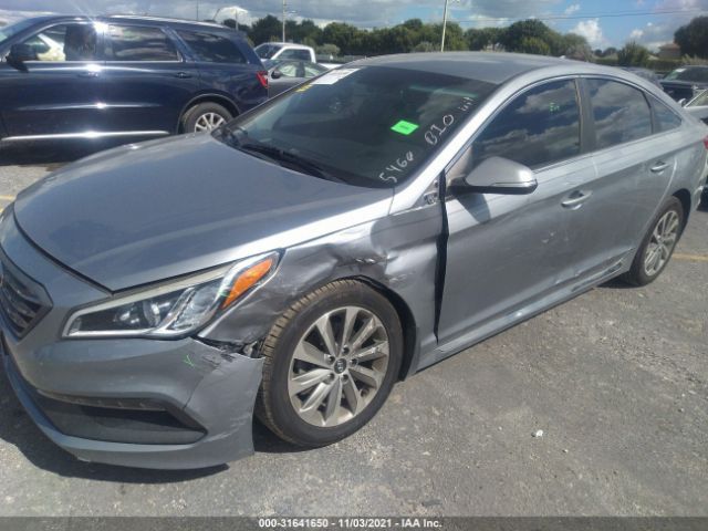 Photo 5 VIN: 5NPE34AF3GH425460 - HYUNDAI SONATA 