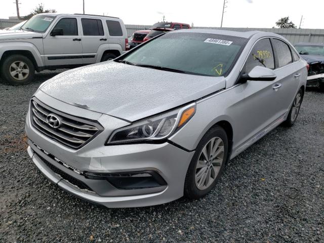 Photo 1 VIN: 5NPE34AF3GH427077 - HYUNDAI SONATA SPO 