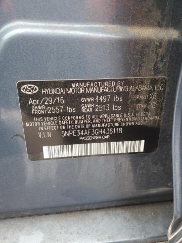 Photo 12 VIN: 5NPE34AF3GH436118 - HYUNDAI SONATA SPO 