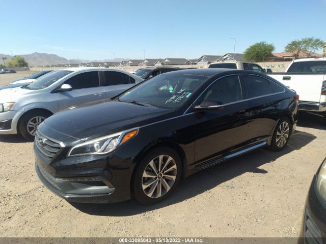 Photo 1 VIN: 5NPE34AF3HH438176 - HYUNDAI SONATA 