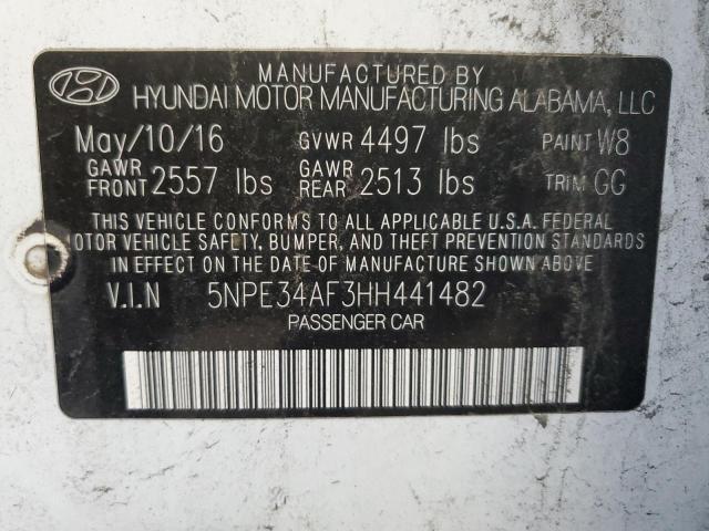 Photo 11 VIN: 5NPE34AF3HH441482 - HYUNDAI SONATA 