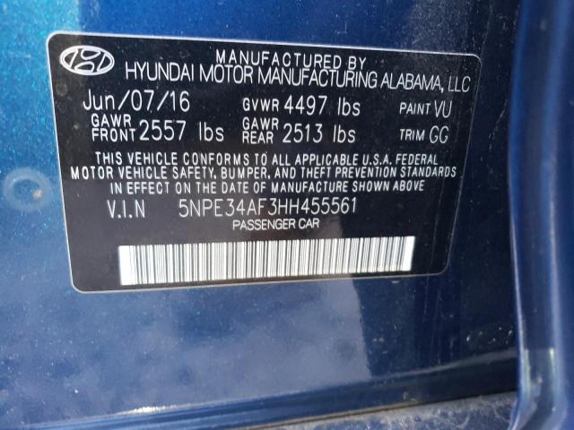 Photo 11 VIN: 5NPE34AF3HH455561 - HYUNDAI SONATA 