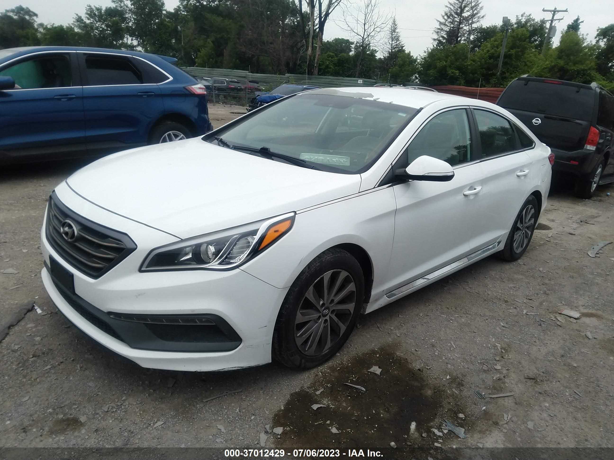 Photo 1 VIN: 5NPE34AF3HH464129 - HYUNDAI SONATA 