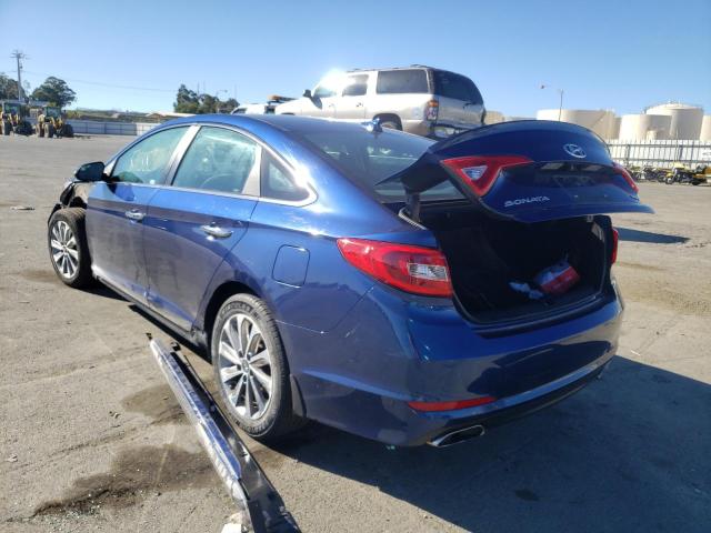 Photo 2 VIN: 5NPE34AF3HH469184 - HYUNDAI SONATA SPO 