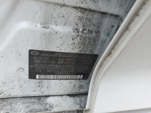 Photo 11 VIN: 5NPE34AF3HH474594 - HYUNDAI SONATA 