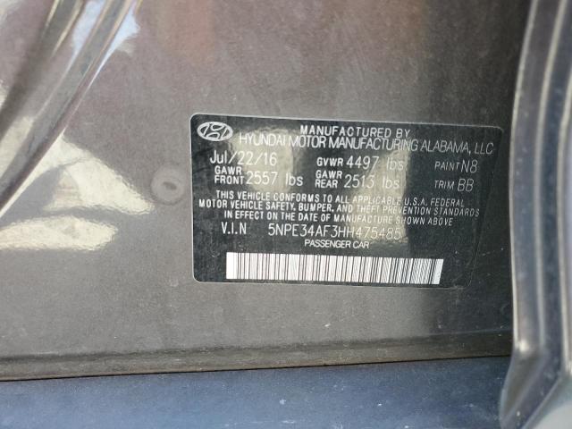 Photo 11 VIN: 5NPE34AF3HH475485 - HYUNDAI SONATA SPO 