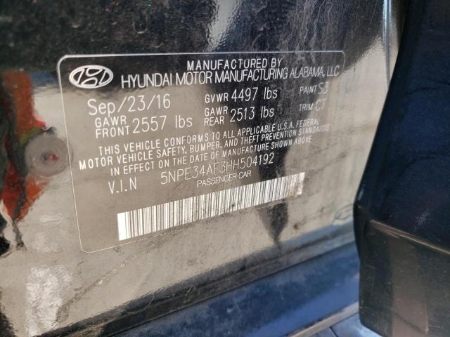 Photo 12 VIN: 5NPE34AF3HH504192 - HYUNDAI SONATA SPO 