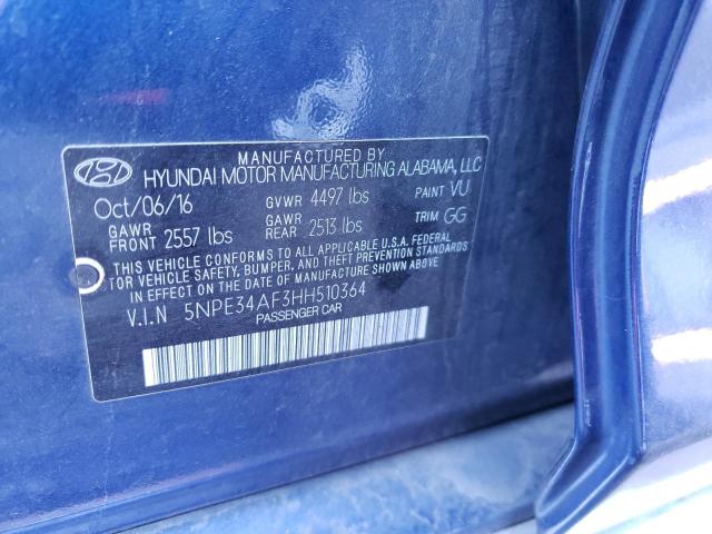 Photo 9 VIN: 5NPE34AF3HH510364 - HYUNDAI SONATA SPO 