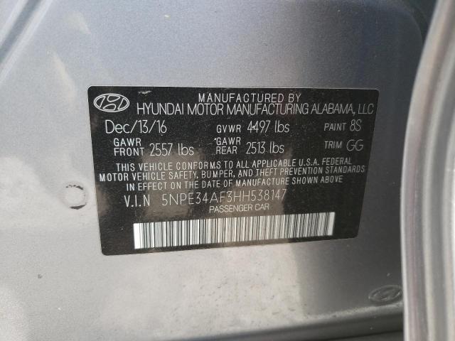 Photo 11 VIN: 5NPE34AF3HH538147 - HYUNDAI SONATA SPO 