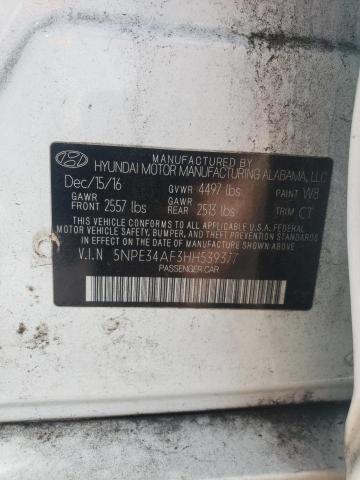 Photo 11 VIN: 5NPE34AF3HH539377 - HYUNDAI SONATA 