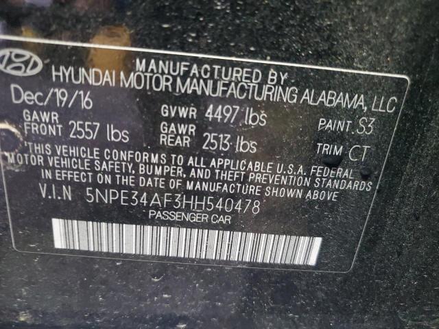 Photo 11 VIN: 5NPE34AF3HH540478 - HYUNDAI SONATA SPO 