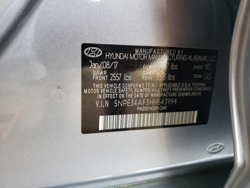 Photo 9 VIN: 5NPE34AF3HH543994 - HYUNDAI SONATA SPO 