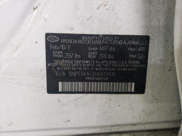 Photo 11 VIN: 5NPE34AF3HH559810 - HYUNDAI SONATA SPO 