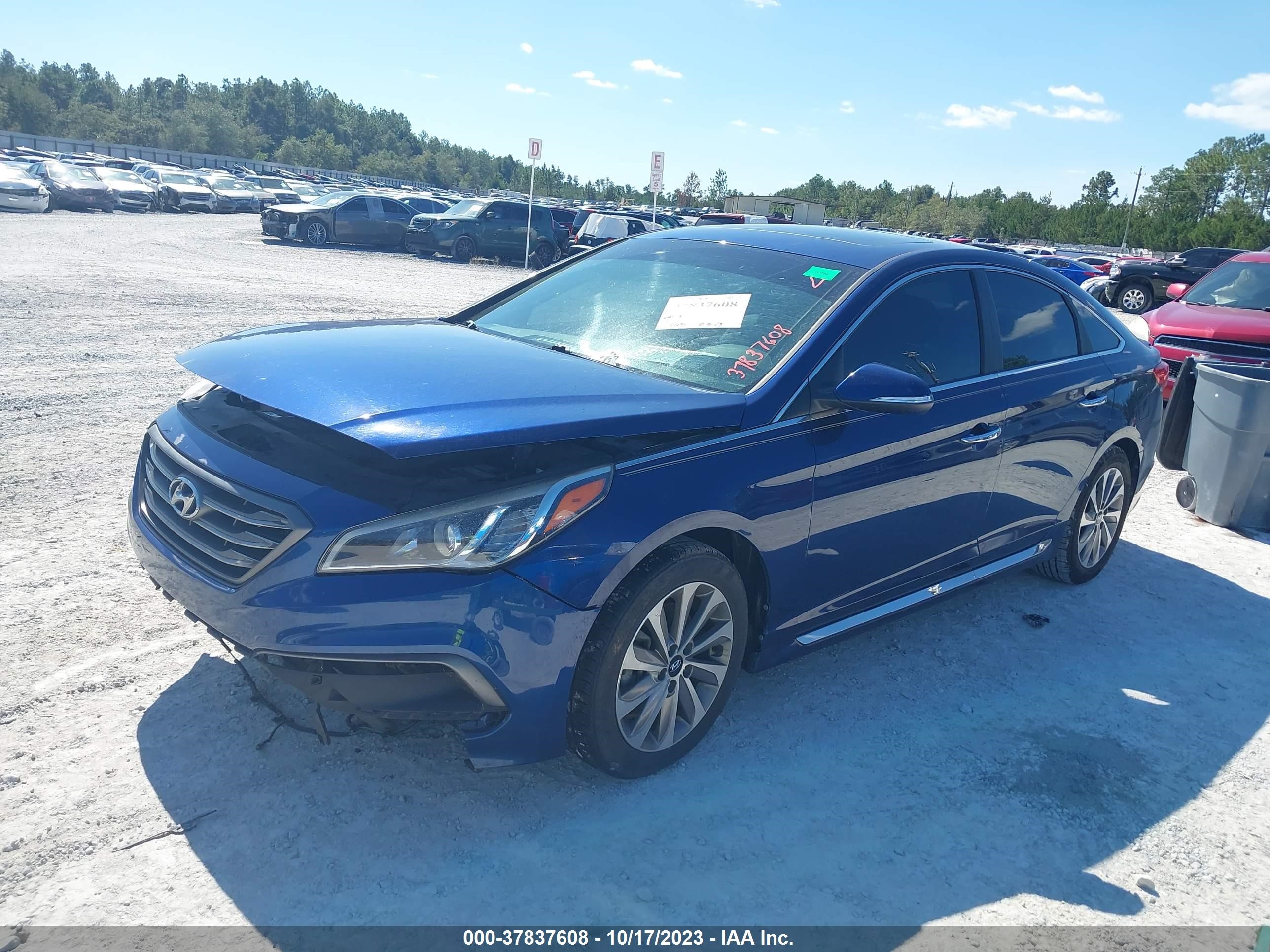 Photo 1 VIN: 5NPE34AF3HH583962 - HYUNDAI SONATA 