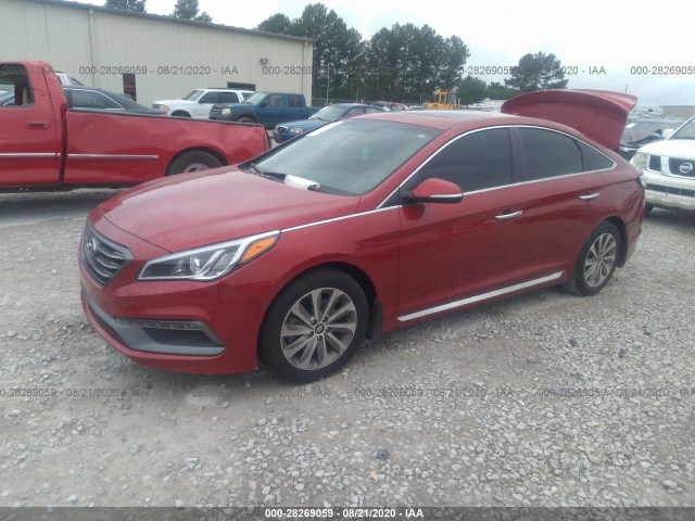 Photo 1 VIN: 5NPE34AF3HH590281 - HYUNDAI SONATA 