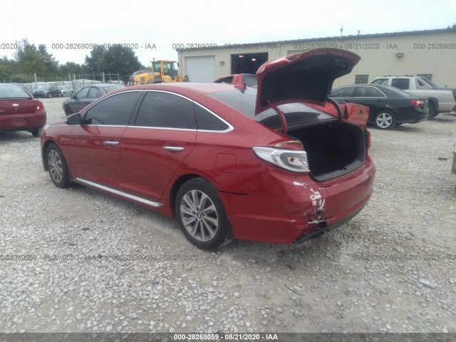 Photo 2 VIN: 5NPE34AF3HH590281 - HYUNDAI SONATA 