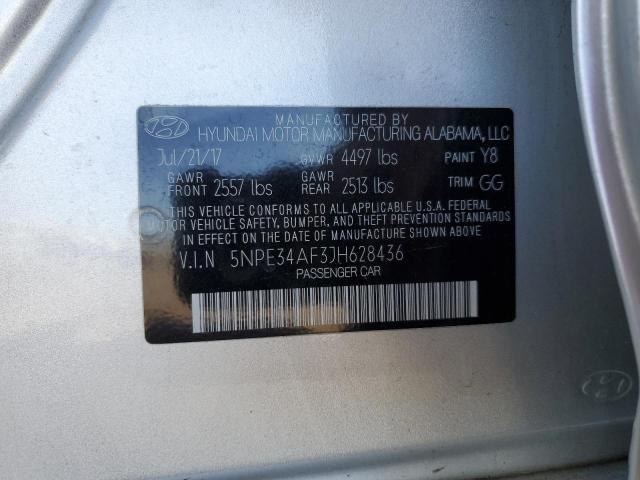 Photo 11 VIN: 5NPE34AF3JH628436 - HYUNDAI SONATA 