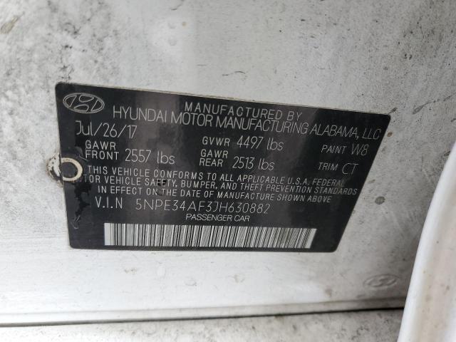 Photo 11 VIN: 5NPE34AF3JH630882 - HYUNDAI SONATA SPO 