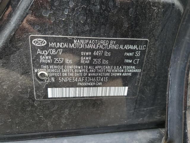 Photo 11 VIN: 5NPE34AF3JH637413 - HYUNDAI SONATA 