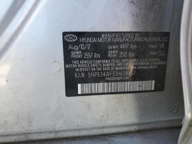 Photo 11 VIN: 5NPE34AF3JH638657 - HYUNDAI SONATA SPO 