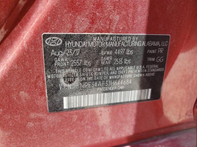 Photo 9 VIN: 5NPE34AF3JH644684 - HYUNDAI SONATA SPO 