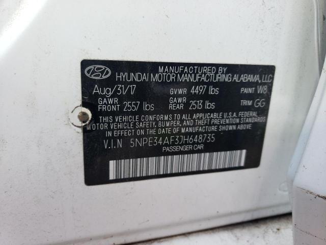 Photo 12 VIN: 5NPE34AF3JH648735 - HYUNDAI SONATA SPO 