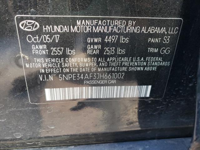 Photo 9 VIN: 5NPE34AF3JH661002 - HYUNDAI SONATA SPO 