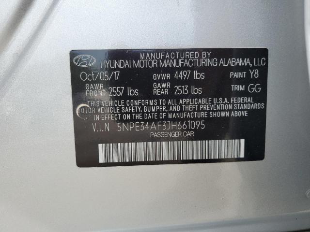 Photo 11 VIN: 5NPE34AF3JH661095 - HYUNDAI SONATA SPO 