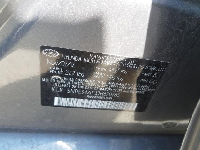 Photo 9 VIN: 5NPE34AF3JH670265 - HYUNDAI SONATA SPO 