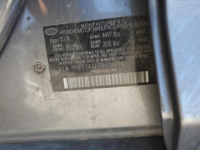 Photo 9 VIN: 5NPE34AF3JH704494 - HYUNDAI SONATA SPO 