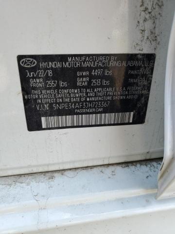 Photo 11 VIN: 5NPE34AF3JH723367 - HYUNDAI SONATA SPO 