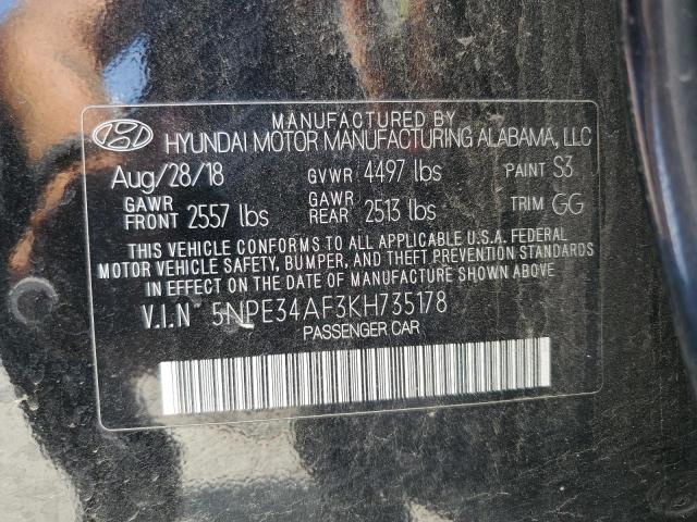 Photo 11 VIN: 5NPE34AF3KH735178 - HYUNDAI SONATA LIM 