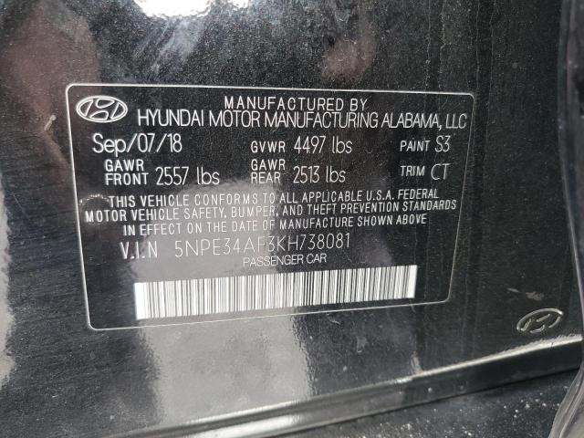 Photo 11 VIN: 5NPE34AF3KH738081 - HYUNDAI SONATA LIM 