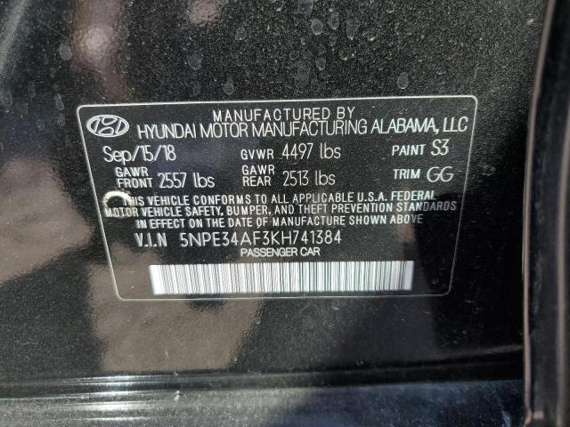 Photo 11 VIN: 5NPE34AF3KH741384 - HYUNDAI SONATA LIM 