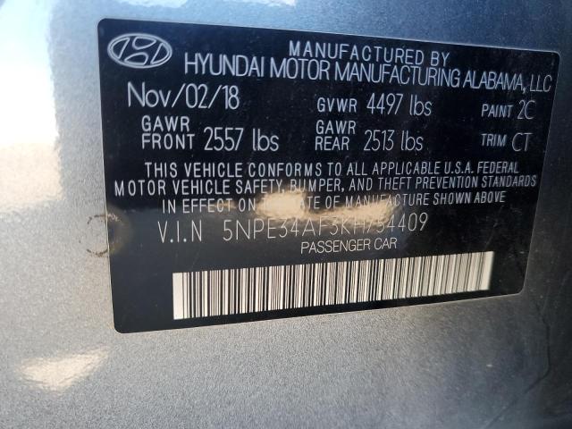 Photo 11 VIN: 5NPE34AF3KH754409 - HYUNDAI SONATA 