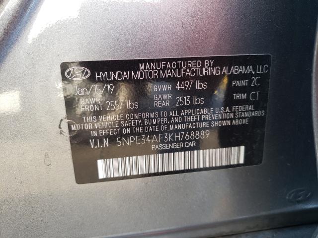 Photo 9 VIN: 5NPE34AF3KH768889 - HYUNDAI SONATA LIM 