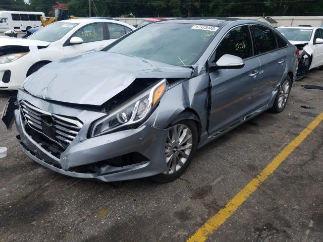 Photo 1 VIN: 5NPE34AF4FH018973 - HYUNDAI SONATA SPO 