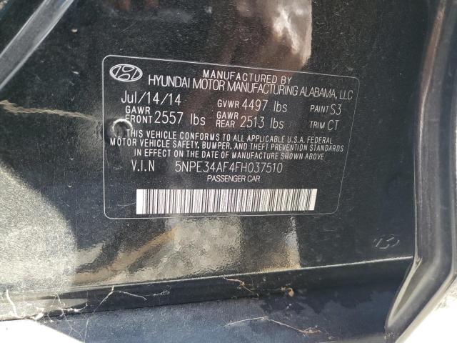 Photo 12 VIN: 5NPE34AF4FH037510 - HYUNDAI SONATA SPO 