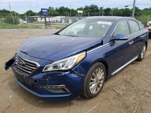 Photo 1 VIN: 5NPE34AF4FH043131 - HYUNDAI SONATA SPO 