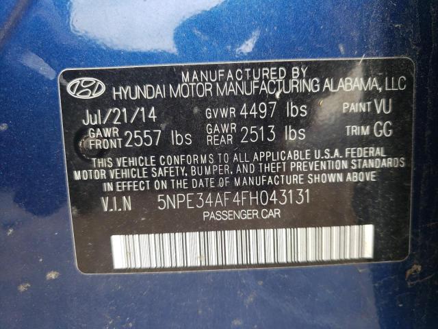 Photo 9 VIN: 5NPE34AF4FH043131 - HYUNDAI SONATA SPO 