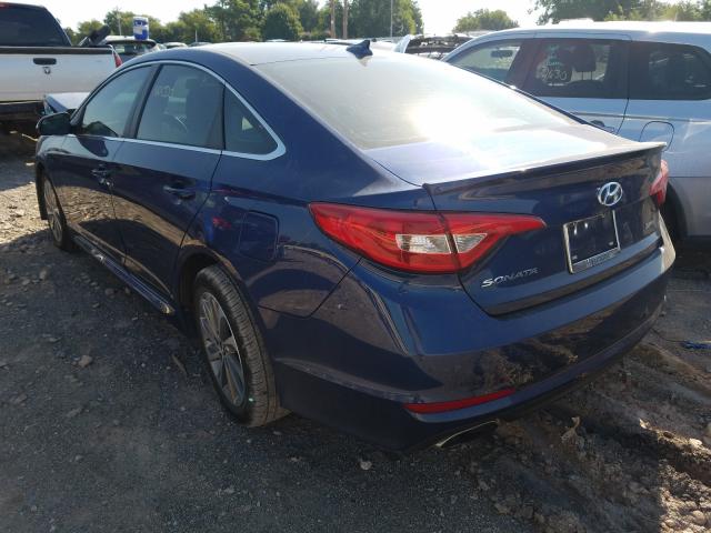 Photo 2 VIN: 5NPE34AF4FH043372 - HYUNDAI SONATA SPO 