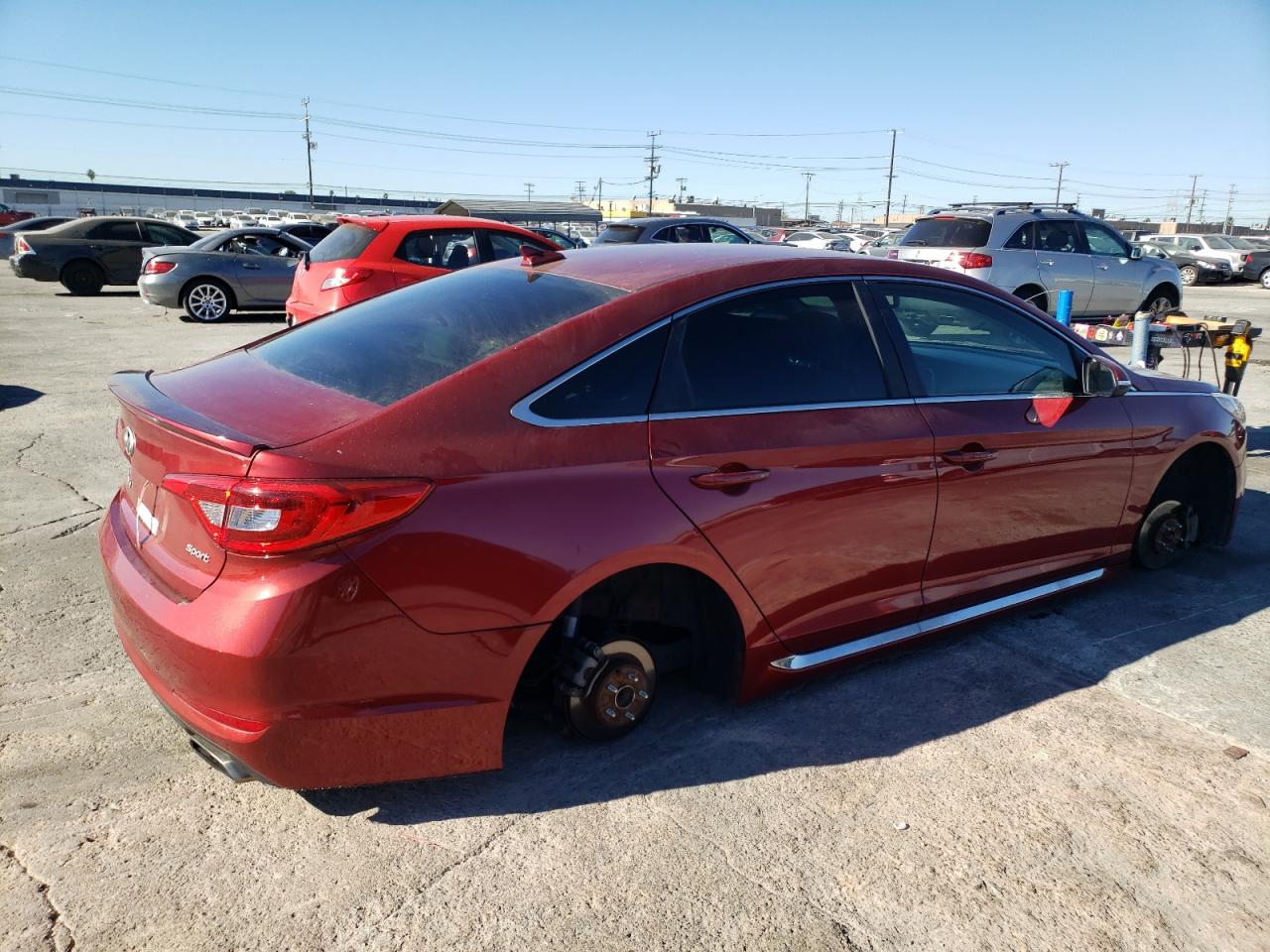 Photo 2 VIN: 5NPE34AF4FH053092 - HYUNDAI SONATA 