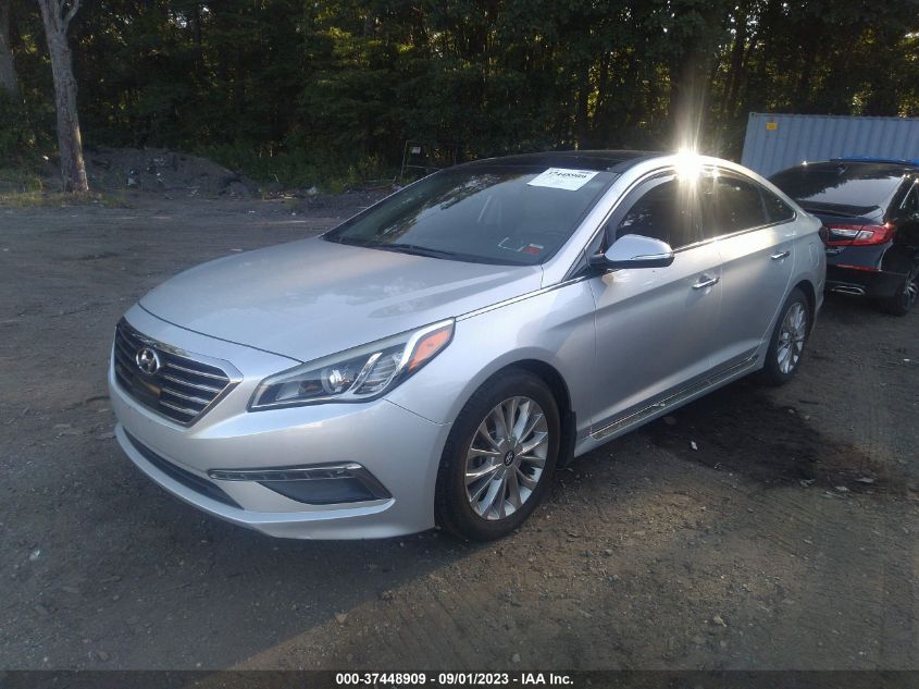 Photo 1 VIN: 5NPE34AF4FH055229 - HYUNDAI SONATA 