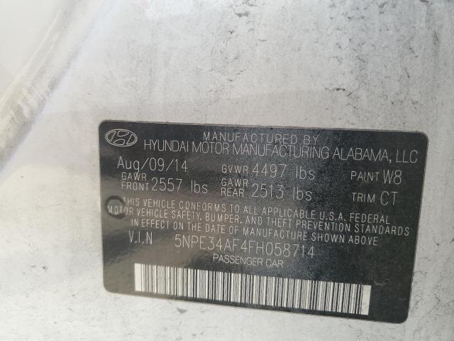 Photo 11 VIN: 5NPE34AF4FH058714 - HYUNDAI SONATA 